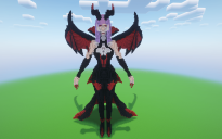 Minecraft Vampire Girl Statue