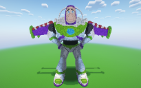 Minecraft Buzz Lightyear Statue