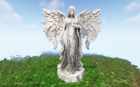 Minecraft Angel Statue 04