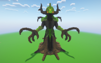 Minecraft Mangrove Guardian Statue