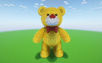 Minecraft Teddy Bear Statue ( FREE )