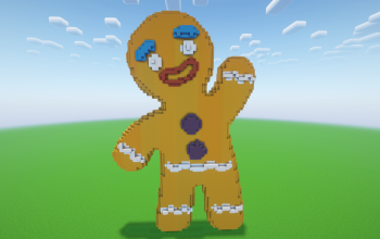 Minecraft Gingy Statue