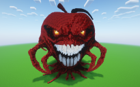 Minecraft Demonic Apple Statue