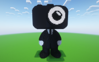 Minecraft Cameraman Statue ( FREE )