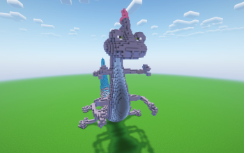 Minecraft Randall Boggs Statue