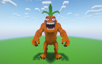 Minecraft Furious Carrot Statue