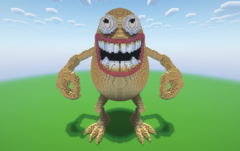 Minecraft Crazy Potato Statue
