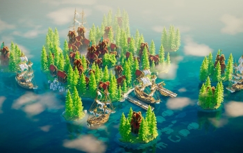 Hub - Red Medieval Town - 450x400