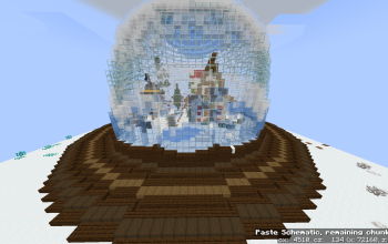 winter snow globe plot