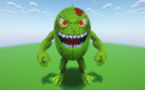 Minecraft Cursed Melon Statue
