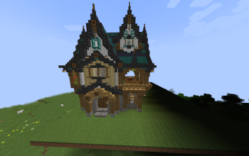 spruce-nether house