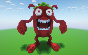 Minecraft Crazy Beetroot Statue