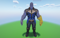 Minecraft Thanos Statue