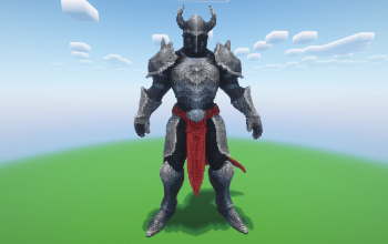 Minecraft Dark Knight Statue