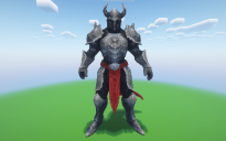 Minecraft Dark Knight Statue