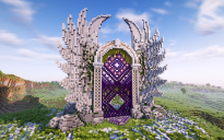 Minecraft Angel Wings |Eden| Nether Portal Statue V04 Free
