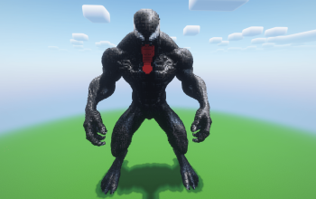 Minecraft Venom Statue