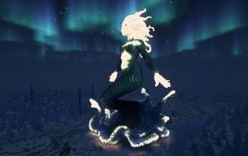 Minecraft Frozen Mermaid Statue Free