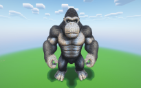 Minecraft Gorilla Statue