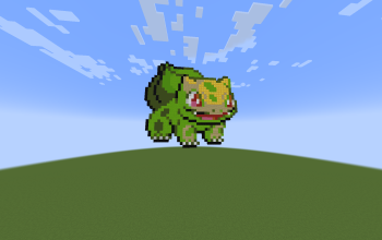 Bulbasaur (shiny) pokemon pixel art