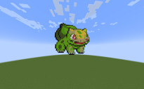 Bulbasaur (shiny) pokemon pixel art