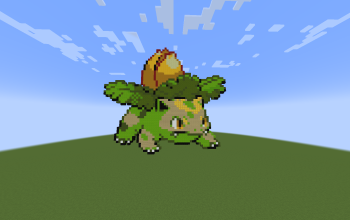 Ivysaur (shiny) pokemon pixel art