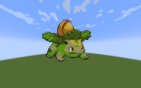 Ivysaur (shiny) pokemon pixel art