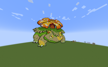 Venusaur (shiny) pokemon pixel art