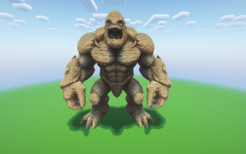 Minecraft Golem Statue