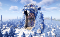 Minecraft Titan |Yeti| Nether Portal Statue V05 Free