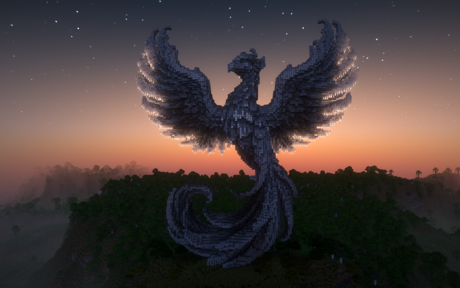 Minecraft Phoenix Statue Free | Minecraft Miscellaneous Build #24458