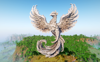 Minecraft Phoenix Statue Free