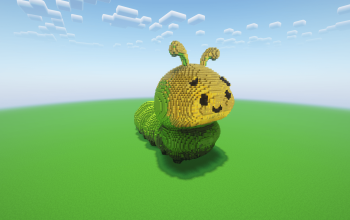 Minecraft Caterpillar Statue ( FREE )