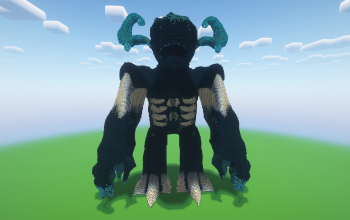 Minecraft Warden Statue