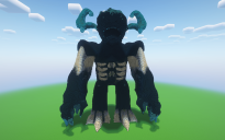 Minecraft Warden Statue