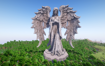 Minecraft Angel Statue V13