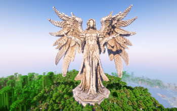 Minecraft Angel Statue V14 Free