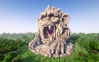 Minecraft Monkey Head Nether Portal Statue
