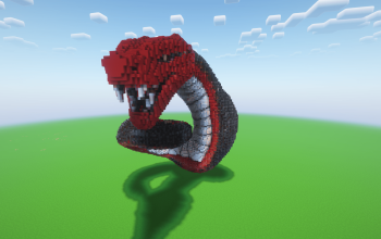 Minecraft Snake Statue ( FREE )