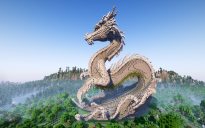 Minecraft Ancient Sea Dragon Statue Free