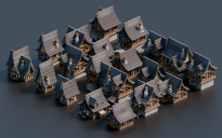 20 Hub Houses with interior