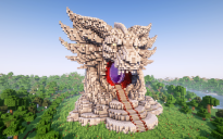 Minecraft Titan Nether Portal Statue V08 Free
