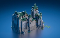 Big Castle with interior