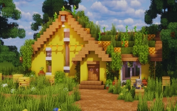🍯 Yellow Honey Cottage – Fully Decorated Interior