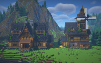 Medieval House & Windmill Pack