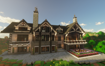 Pale Oak Mansion/Cabin || + Detailed Interior