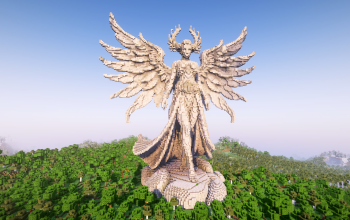 Minecraft Angel Statue V19 Free