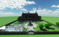 Cabin/Lodge Mansion + Detailed interior