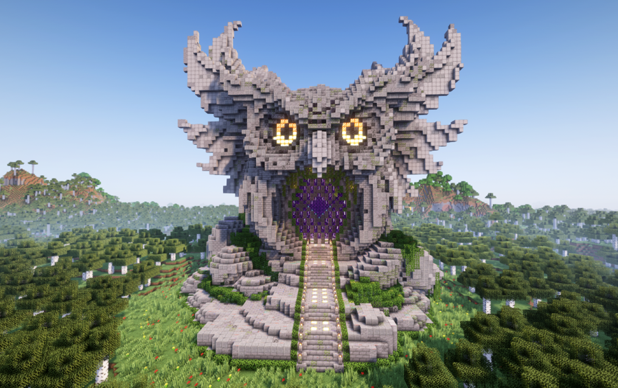 Minecraft Owl Nether Portal Statue Free Minecraft Miscellaneous Build Minecraft Owl Nether Portal Statue Free Minecraft Miscellaneous Build