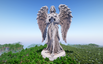Minecraft Angel |Mother| Statue V21